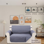 Reversible Loveseat Sofa Covers Couch Cover Furniture Protector - Image 2
