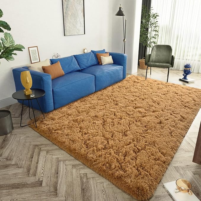 LOCHAS Ultra Soft Indoor Modern Area Rugs Fluffy Living Room Carpets - Image 6