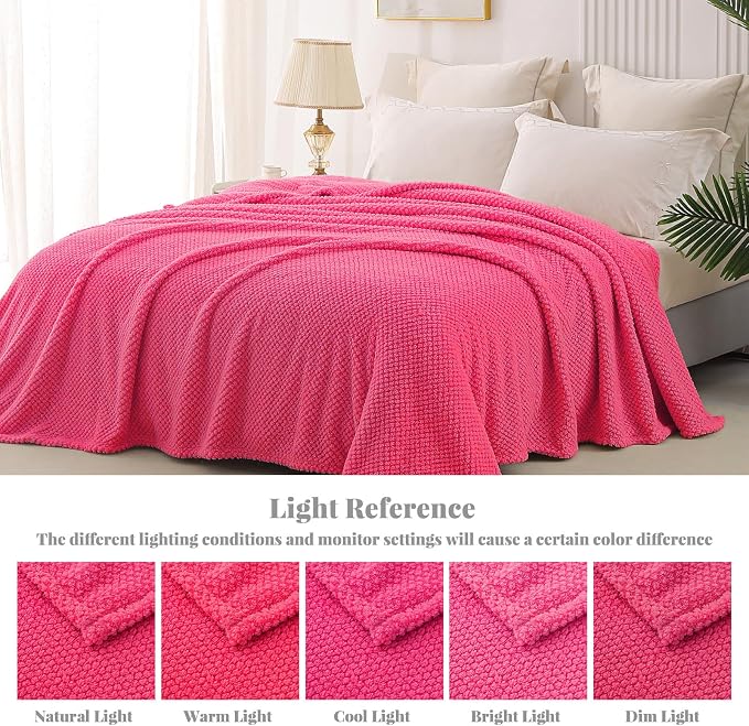 Whale Flotilla Queen Size Fuzzy Fleece Blanket - Image 9