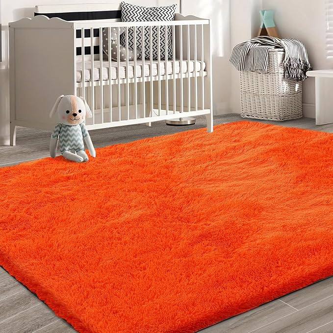 Shag Area Rugs for Bedroom Living Room, Indoor Carpet Nursery Rugs for Kids - Image 8
