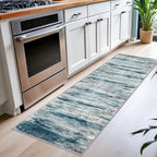 KOZYFLY Modern Abstract Hallway Runner Rug, 2x6 Washable Rug Runner Non-Slip - Image 3