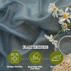 NICETOWN Sheer Linen Curtains 84 inch Long - Image 4