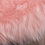 Latepis Fluffy Pink Round Rugs 6ft Circle Rug - Image 6