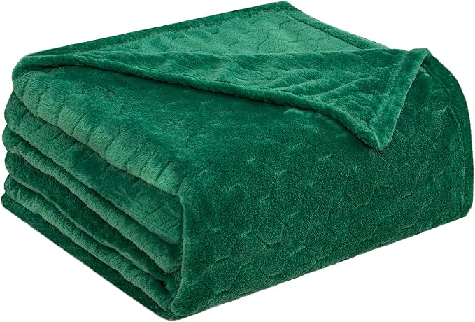 TOONOW Fleece Blanket Textured Fuzzy Plush Throw Blanket Twin Size 60" x 80" - Image 6
