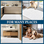 OLANLY Dog Door Mat for Muddy Paws 47x24, Absorbs Moisture and Dirt, Absorbent - Image 8