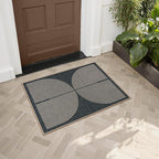 Lahome Enfys Rainbow Indoor Door Mat, Farmhouse Non Slip Non Shedding - Image 2