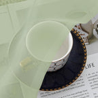 Aiyufeng Light Green Sheer Curtains 84 Inches Long 2 Panels Set - Image 7