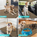 OLANLY Dog Door Mat for Muddy Paws 24x16, Paw Print Design, Absorbs Moisture - Image 7