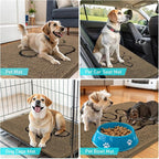 OLANLY Dog Door Mat for Muddy Paws 70x24, Paw Print Design, Absorbs Moisture - Image 7