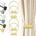 Hion Magnetic Curtain Tiebacks Golden 4 Pack, Curtain Tiebacks Buckles by Hion
