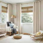 100% Blackout Shield Linen Blackout Curtains - Image 5