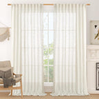 LAMIT Extra Wide Linen Curtains by LAMIT