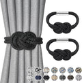 NICEEC 2 Pack Mini Magnetic Curtain Tiebacks Nordic Simple Style Drape Tie by NICEEC