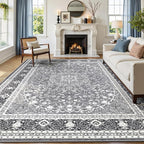 Lofus 9x12 Area Rugs for Living Room, Machine Washable Non-Slip Area Rug - Image 8