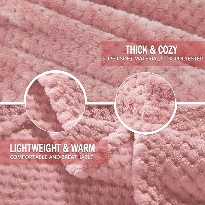 Exclusivo Mezcla Fleece Throw Blanket Extra Large, Super Soft and Warm Blankets - Image 5