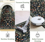Yamaziot Washable Runner Rug 2x8 – Boho Non Slip Floral Hallway Runner Rug - Image 5