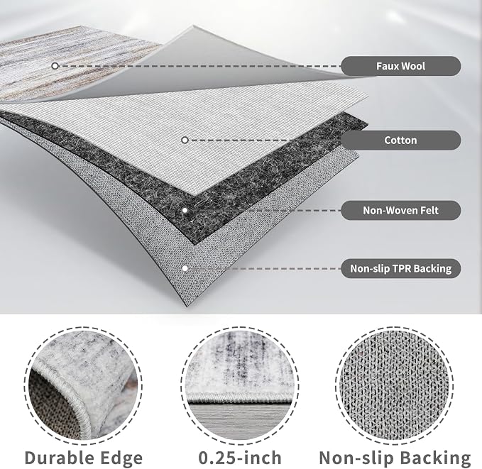 4x10 Wide Washable Runner Rug: Easy-to-Clean Runners - Image 7