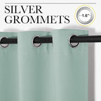 NICETOWN Modern Blackout Curtains Noise Reducing, 2 Panels, W42 x L54, Thermal - Image 2