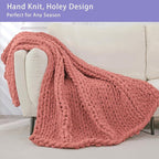 Bigacogo Chunky Knit Throw Blanket - Image 4