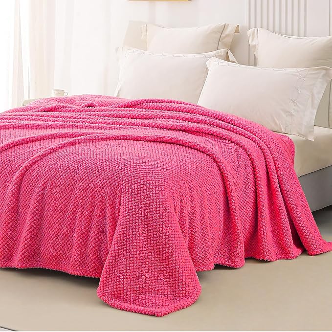 Whale Flotilla Twin Size Fuzzy Fleece Blanket - Image 4