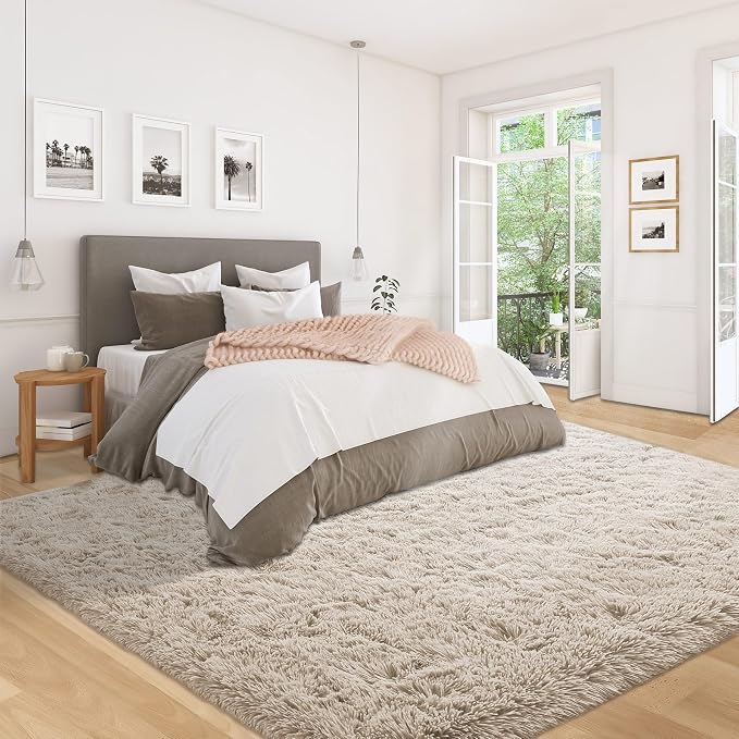 5x8 Area Rug for Living Room: Fluffy Shag Soft Washable Rugs Fuzzy Plush Indoor - Image 6