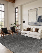 Latte&Fog 6x9 Area Rugs for Living Room Bedroom, Boho Non Slip Low Pile Carpet - Image 3