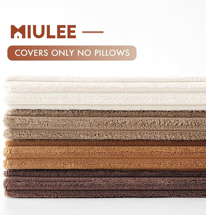 MIULEE Boho Farmhouse Throw Pillow Covers 18x18 Inch Set of 4 Rustic Mordern - Image 6