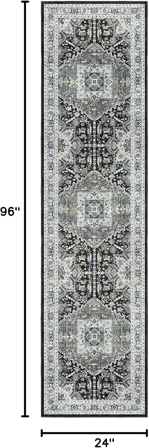 Madane Washable Runner Rug 2x8, Runners - Image 2