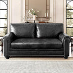 Leather Look Couch Cushion Covers Sofa Seat Slipcovers Sets Couches Furniture - Image 2