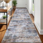IOHOUZE Abstract Runner Rug 3x12 Ft Washable Runners by iOhouze