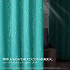 Deconovo Blackout Curtains for Bedroom, Thermal Insulated Soundproof Drapes - Image 5