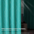 Deconovo Blackout Curtains for Sliding Door, Thermal Insulated Soundproof Drapes - Image 5