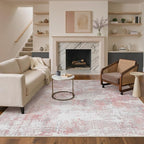 Area Rugs 5x7 for Living Room Bedroom, Modern Abstract Machine Washable Rug - Image 2