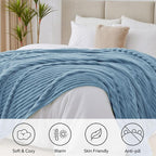 BEDELITE King Size Blanket for Bed, 300GSM Soft & Warm Fleece Blanket, - Image 2