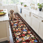 Rug for Hallways Kitchen Rug 2'6" x 14', Non Slip Washable Rugs - Image 2