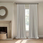 Black Out Linen Curtains 108 Inches Long - Image 2