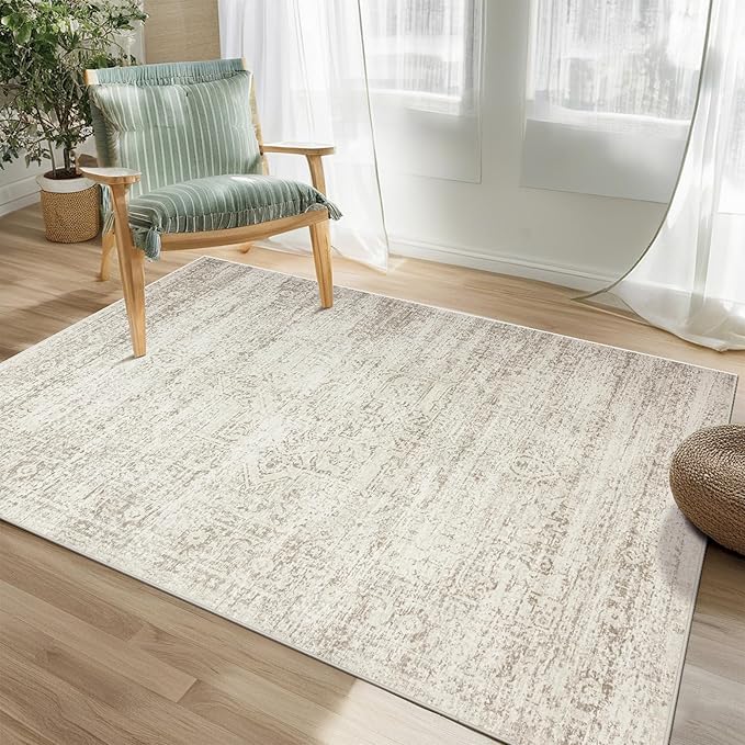 Washable Rugs 4x6 Area Rugs for Living Room, Kids Room, Nursery- Ultra Soft - Image 7