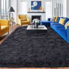 Rugs for Living Room 6x9, Soft Shaggy Modern Shag Area Rug for Bedroom by Quntue