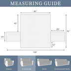 ISSUNTEX Double Protection 100% Waterproof Loveseat Sofa Covers - Image 6