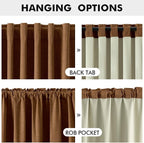 MIULEE 100% Blackout Linen Curtains - Image 5