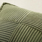 MIULEE Olive Green Corduroy Pillow Covers 16x16 Inch - Image 5