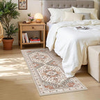 Yamaziot Washable Runner Rug, 2x6 Non-Slip Boho Vintage Hallway Rug Runner - Image 5