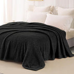 Whale Flotilla Queen Size Fuzzy Fleece Blanket - Image 4
