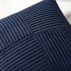 MIULEE Navy Blue Decorative Throw Pillow Covers 16x16 Inch - Image 2