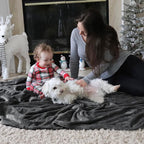 Bedsure Charcoal Fleece Blanket 50x70 Blanket - Image 7