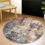 IOHOUZE Round Area Rug 3 Ft Circle Entryway Rugs Round Washable Door Mat Indoor by iOhouze