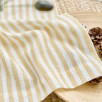 jinchan Linen Stripe Valance for Window 16 Inch Modern Rustic Farmhouse Valance - Image 7