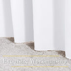 NICETOWN Long White Curtains for Patio - Image 6