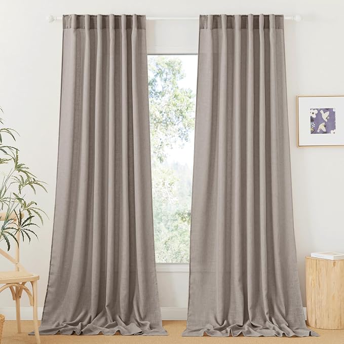 RYB HOME Extra Long Sheer Curtains by RYBHOME