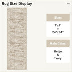 Runner Rug 2x7 Washable Non-Slip Hallway Runner Rugs - Image 5